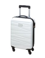 L-merch Trolley-Bordcase Padua mit 4 Rollen, Black 55 x 35 x 20 cm, NT600 – Bianco
