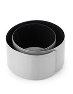 L-merch Reflektierendes Snap-Armband, Orange 3 x 34 cm, NT6084 – Silver