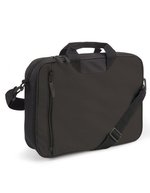 L-merch Dokumententasche Amsterdam mit Schultergurt – Black/Black