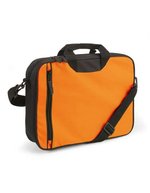 L-merch Dokumententasche Amsterdam mit Schultergurt – Orange/Black