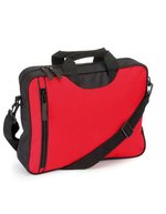 L-merch Dokumententasche Amsterdam mit Schultergurt – Red/Black