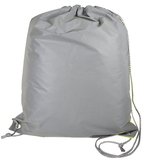 L-merch Einseitig reflektierender Turnbeutel, Nylon, Yellow/Silver 34 x 42 cm, NT6170 – Bild 3
