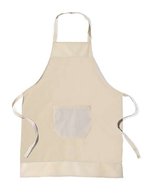 L-merch Tablier de cuisine en 100% coton, Khaki, Khaki 57 x 88.5 cm, NT6198 – Bild 1