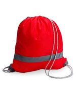 L-merch Neon Turnbeutel mit Reflektoren, Cobalt Blue 35 x 0.3 x 39.5 cm, NT6238 – Rosso