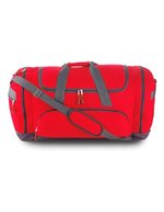 L-merch Sport- und Reisetasche Caribbean 95L, Black 49 x 34 x 38 cm, NT6431 – Red