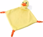L-merch Plüsch-Schnuffeltuch Relax mit Knoten, Duck 19 x 19 x 0,5 cm, NT6474 – Bild 4