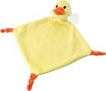 L-merch Plüsch-Schnuffeltuch Relax mit Knoten, Duck 19 x 19 x 0,5 cm, NT6474 – Bild 4