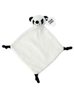 L-merch Plüsch-Schnuffeltuch Relax mit Knoten, Duck 19 x 19 x 0,5 cm, NT6474 – Panda