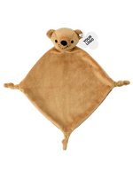 L-merch Plüsch-Schnuffeltuch Relax mit Knoten, Duck 19 x 19 x 0,5 cm, NT6474 – Teddy