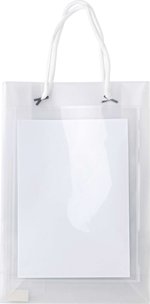 L-merch Mini Werbe-Messetasche in Polypropylene, Natural 19.8 x 29.5 x 8.2 cm, NT6622 – Bild 3