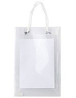 L-merch Maxi-Werbe-Messetasche aus Polypropylen – Natural