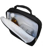 L-merch Vesper-Kühltasche mit Außenfach, 17,2L – Black