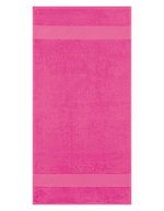L-merch Ringspinn-Baumwolle Handtuch 100x50 cm, Black 100 x 50 cm, NT9120 – Rose