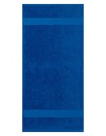 L-merch Ringspinn-Baumwolle Handtuch 100x50 cm, Black 100 x 50 cm, NT9120 – Bleu royal