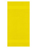 L-merch Ringspinn-Baumwolle Handtuch 100x50 cm, Black 100 x 50 cm, NT9120 – Jaune