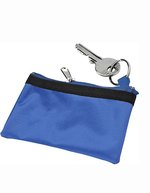 L-merch Schlüsseletui Edition Collection 70D Nylon, Black 11 x 7 cm, NT9124 – Blu cobalto