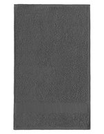L-merch Gästehandtuch 50x30 cm, Baumwolle 450 g/m², Black 50 x 30 cm, NT9140 – Dark Grey