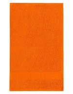 L-merch Gästehandtuch 50x30 cm, Baumwolle 450 g/m², Black 50 x 30 cm, NT9140 – Orange