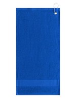 L-merch Golfhandtuch mit Aufhänger und Bordüre, Black 55 x 30 cm, NT9165 – Blu reale