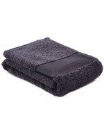 L-merch Fitness Handtuch aus Ringspinn-Baumwolle, Black 130 x 30 cm, NT9190 – Grigio scuro
