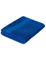 L-merch Fitness Handtuch aus Ringspinn-Baumwolle, Black 130 x 30 cm, NT9190 – Blu reale