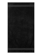 L-merch Strandhandtuch 180x100 cm Baumwolle, Black 180 x 100 cm, NT9195 – Bild 2