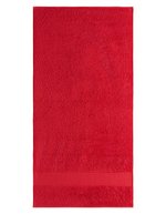 L-merch Luxus Handtuch 100% Baumwolle 100x50 cm, Black 100 x 50 cm, NT9520 – Rosso