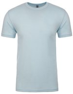 Next Level Apparel Crew Neck T-Shirt 100% Baumwolle für Herren, Antique Gold XS, NX3600 – Light Blue
