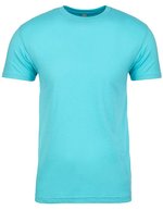 Next Level Apparel Crew Neck T-Shirt 100% Baumwolle für Herren, Antique Gold XS, NX3600 – Tahiti Blue