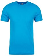 Next Level Apparel Crew Neck T-Shirt 100% Baumwolle für Herren, Antique Gold XS, NX3600 – Turquoise