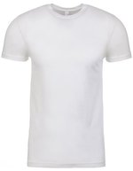 Next Level Apparel Crew Neck T-Shirt 100% Baumwolle für Herren, Antique Gold XS, NX3600 – White