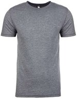 Next Level Apparel Tri-Blend T-Shirt mit Crewneck für Herren, Black XS, NX6010 – Premium Heather