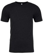 Next Level Apparel Tri-Blend T-Shirt mit Crewneck für Herren, Black XS, NX6010 – Vintage Nero