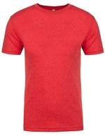 Next Level Apparel Tri-Blend T-Shirt mit Crewneck für Herren, Black XS, NX6010 – Vintage Red (Tri-Blend)