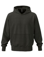 Felpa con cappuccio unisex peso pesante – Graphite Black