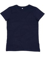 Mantis T-Shirt aus Bio-Baumwolle für Damen, White XS, P02 – Blu navy