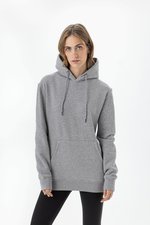 Mantis Bio-Baumwolle Kapuzenpullover mit Kängurutasche, Black XS, P04 – Bild 1