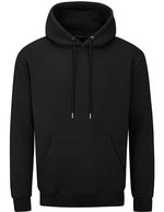 Mantis Bio-Baumwolle Kapuzenpullover mit Kängurutasche – Black