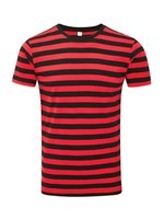 Mantis T-Shirt mit Streifenmuster für Herren, Classic Blue/White M, P109s – Bild 3