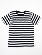 Mantis T-Shirt mit Streifenmuster für Herren – Black/White