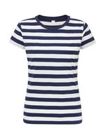 Mantis T-Shirt mit Streifenmuster für Damen, Black/Red M, P110S – Bild 3