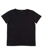 Mantis Bio-Baumwoll T-Shirt mit weiterem Halsausschnitt, Black S, P120 – Bild 2