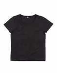 Mantis T-shirt en coton bio à encolure large, Black S, P120 – image 3