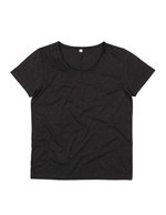 Mantis Bio-Baumwoll T-Shirt mit weiterem Halsausschnitt, Black S, P120 – Bild 3
