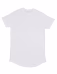 Mantis Organic Jersey T-Shirt with Rounded Hem, White S, P126 – image 3