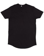 Mantis Bio-Jersey T-Shirt mit abgerundetem Saum – Black