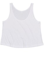Bio-Baumwolltop mit breiten Trägern – White