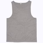 Ärmelloses T-Shirt Sustainable 2022 Kollektion – Heather Grey Melange