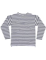 Breton T-Shirt aus 100% Bio-Baumwolle – White/Navy