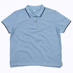 Women´s The Tipped Polo – Light Denim/Navy